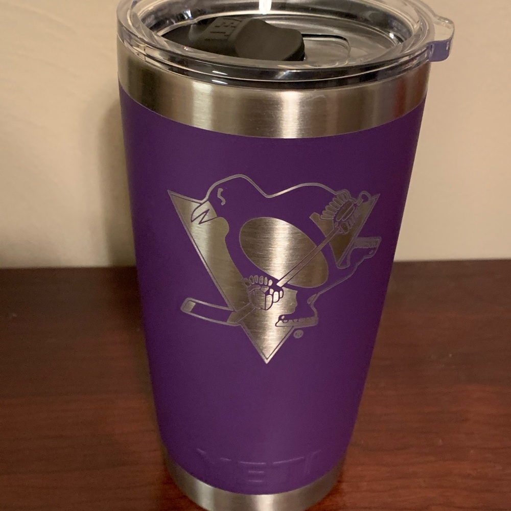 Pittsburgh Penguins Yeti Tumbler Rambler Purple